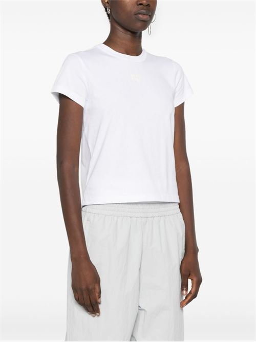 Cotton T-shirt with logo ALEXANDER WANG | 4CC3241521100